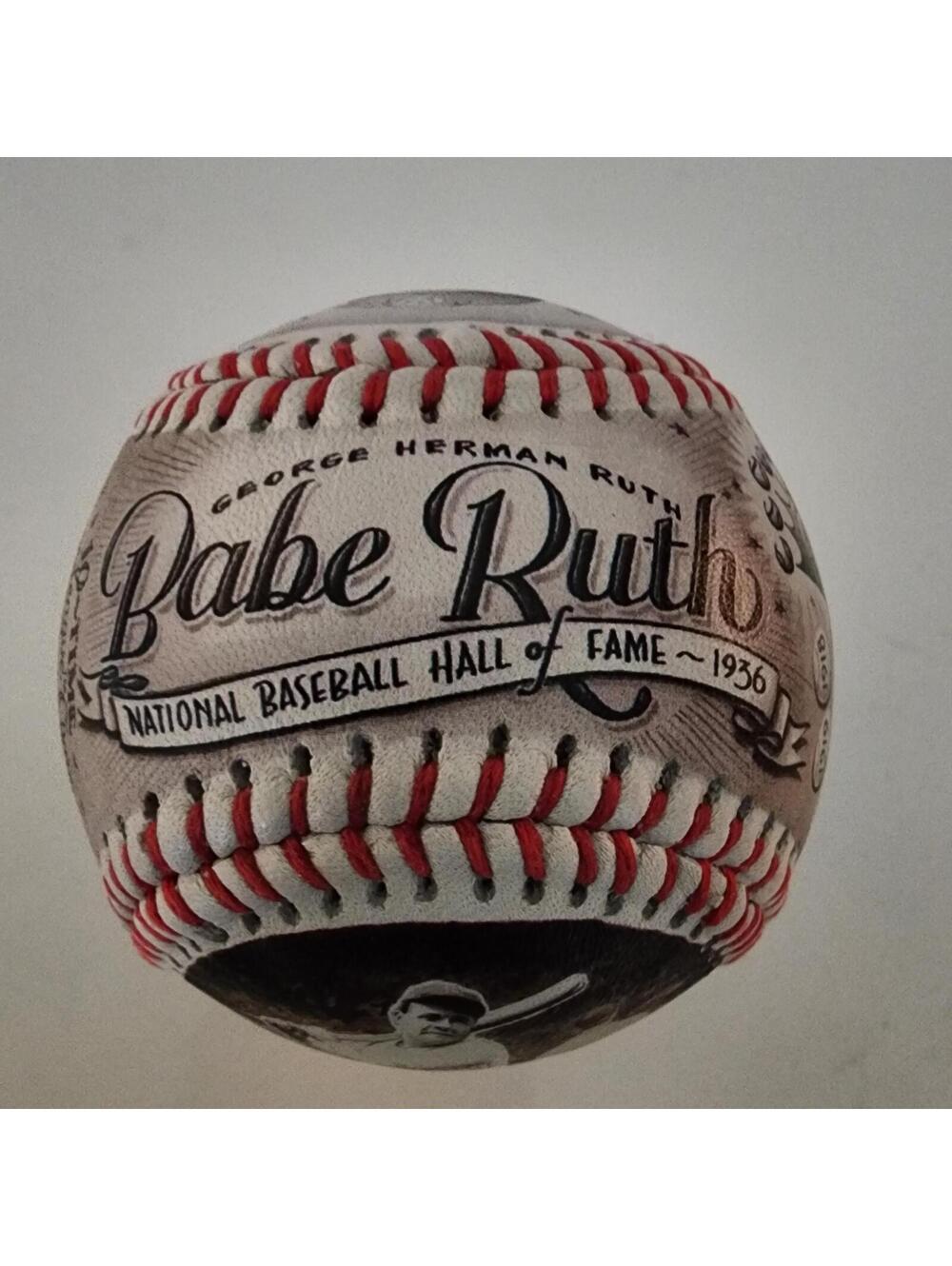 Babe Ruth Commemorative Baseball - Career Home Runs Design